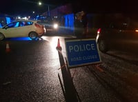 Minor crash sees half of town cut off