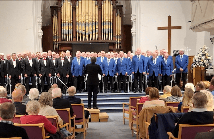 Taunton Deane Male Voice Choir performing last year.