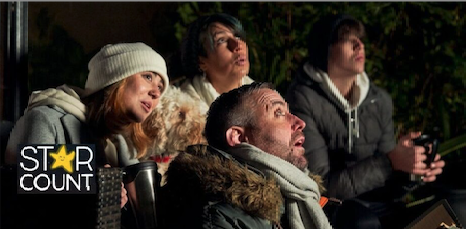 Counting stars to map light pollution