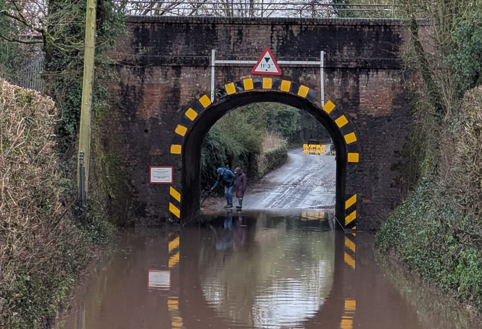 Village access still flooded fortnight after storm