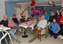 Family celebration for 106th birthday of Wellington's Kathleen Saunders