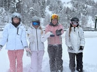Perfect ski conditions for school's Italy trip