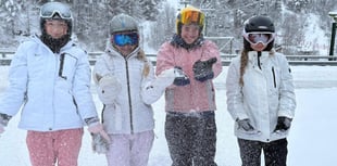 Perfect ski conditions for school's Italy trip