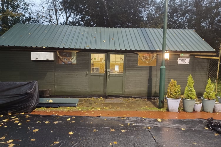 Wellington Tennis Club's existing clubhouse