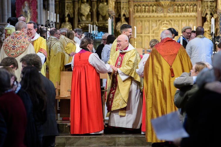 Choral Eucharist at Southwark Cathedral, with the ordination and consecration of The Venerable Dr Fiona Gibson as Bishop of Taunton in the Diocese of Bath and Wells and The Venerable Jean Burgess as Bishop of Grimsby in the Diocese of Lincoln, by The Archbishop of York, The Most Revâd and Rt Hon Stephen Cottrell.
Picture: Chris Vaughan Photography for the Diocese of Bath and Well and Diocese of Lincoln
February 6, 2026
