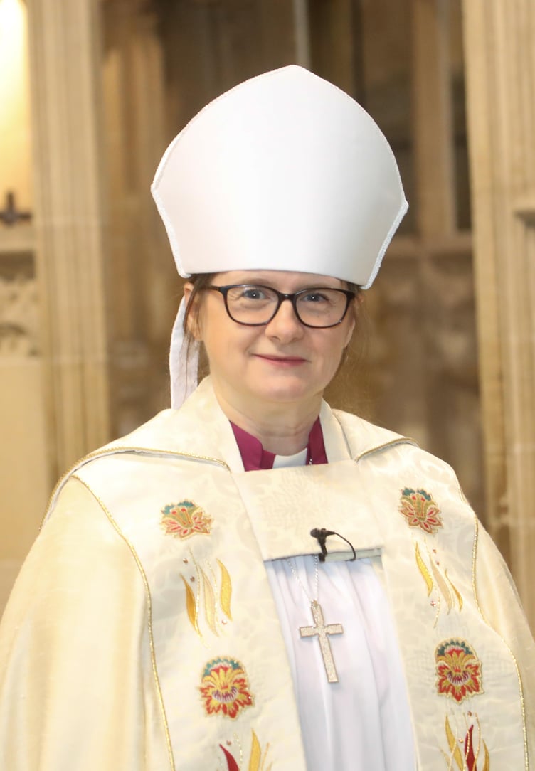 The new Bishop of Taunton Fiona Gibson.
