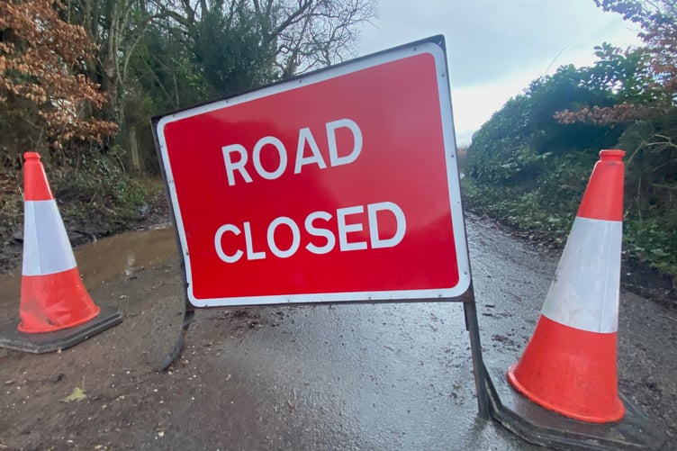 A temporary road closure at Hockfordwater Cross, Hockworthy takes effect on July 20.