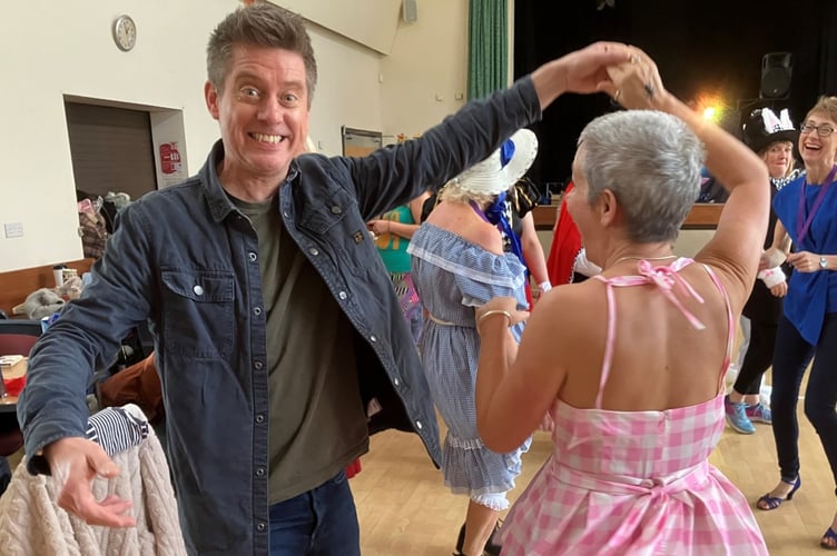 Richard McCourt at the 2024 dance-a-thon.