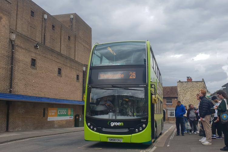 The No 25 bus service via Milverton is under threat from parked cars blocking the route.