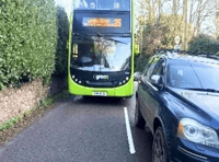 Bad parking could cost village its bus service