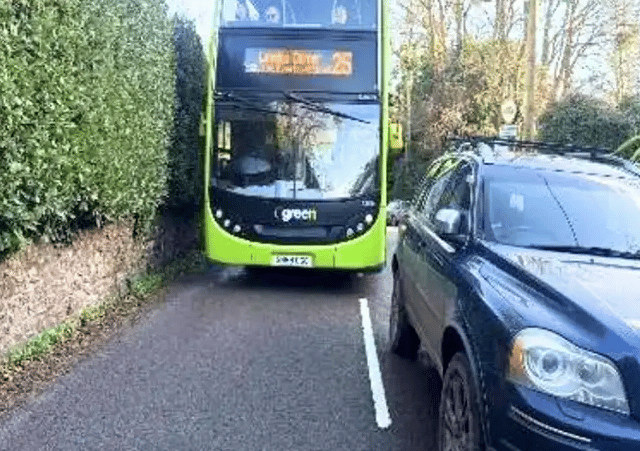 Bad parking could cost village its bus service