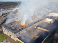 Local crews help tackle devon school fire