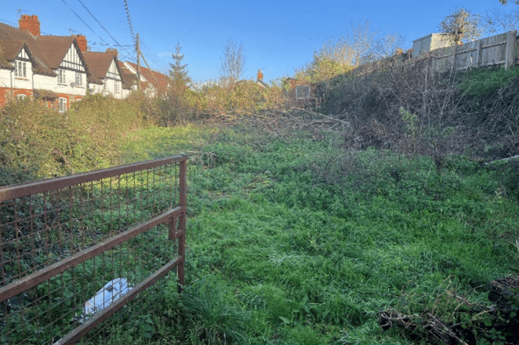 The land at Farthing Pitts in Wellington.