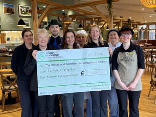Farm shop raises £5,500 for Air Ambulance