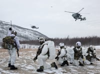 Marines learning to use drones in Arctic warfare