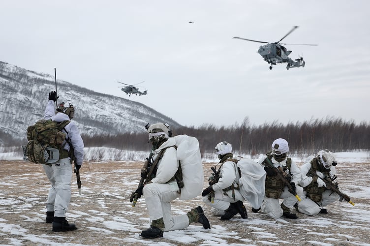 Pictured: 17 Feb 2026 - Royal Marine from 40 Commando and 847 Naval Air Squadron Wildcat HMA Mk2 Helicopter during a joint exercise Eat lvegårdsmoen military training camp, Norway.
Royal Marines from 40 Commando were inserted on a joint raid with the Royal Netherlands Marine Corps at Elvegårdsmoen military training camp using Wildcats from 847 Naval Air Squadron and a Dutch NH90 from 820 Squadron.
Aircraft from Commando Helicopter Force have deployed to Northern Norway to Royal Norwegian Air Force base, Bardufoss, in Northern Norway, for their annual workout in the Arctic Circle, Operation Clockwork.
The Commando Merlin and Wildcat operators will master their environment testing themselves and their machines against the extreme cold.
Personnel will carry out survival training, ensuring they can live and move in the wilderness learning to navigate, ski and build shelters and forage for food before conducting sorties over Norways fjords and mountains.
Intensive flying operations will ensure the Commando Helicopter Force is able to effectively operate their aircraft in the Arctic testing pilots, observers and engineers alike.
All of this work will lead up to Exercise Cold Response the largest military exercises in the country in 2026, which will demonstrate the unity of NATO and the ability of the alliance to deter threats in the high north