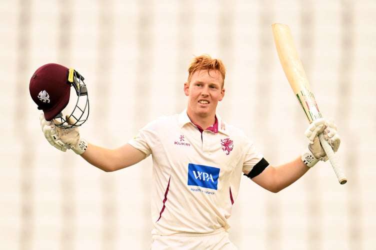 Somerset wicketkeeper batter James Rew