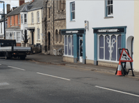 Woman seriously hurt in town centre crash