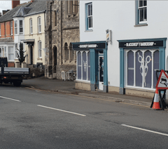 Woman seriously hurt in town centre crash
