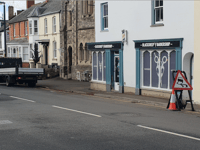 Woman seriously hurt in town centre crash