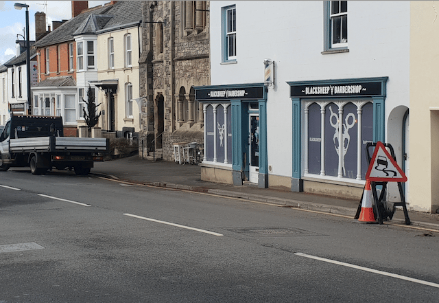 Woman seriously hurt in town centre crash