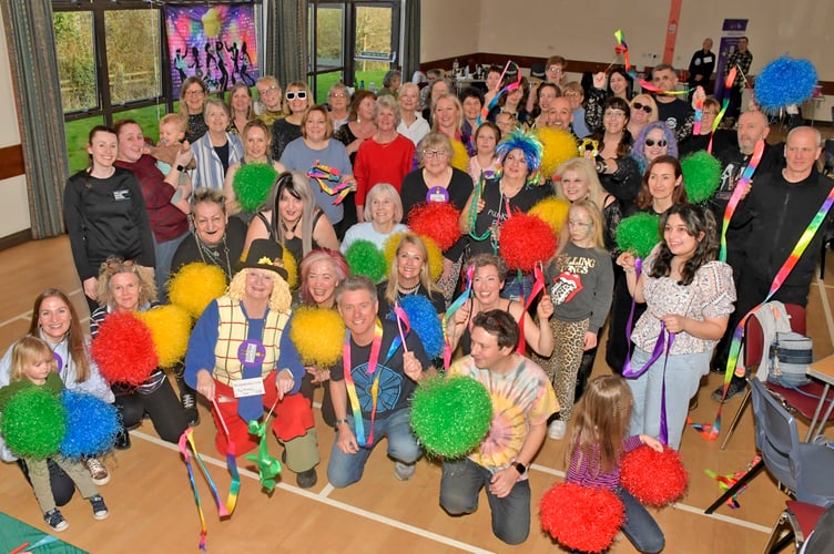 The 12 hour dance-a-thon was well attended. PHOTO: Alain Lockyer