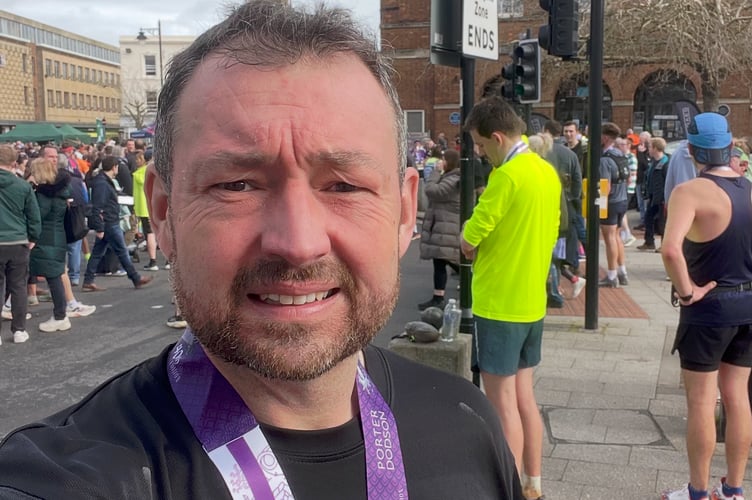 Rob Cozens is a keen runner.