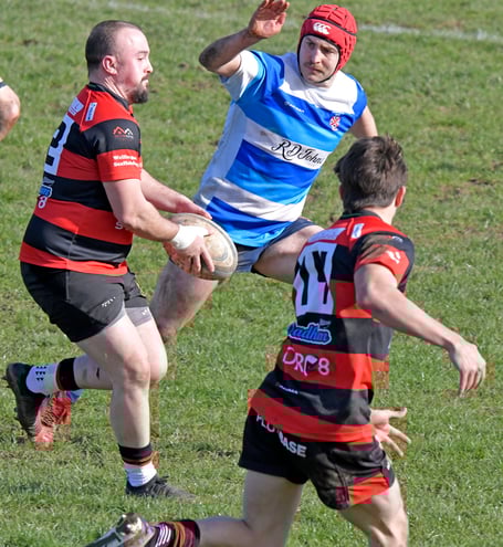 Alex Davey - in action for Wellington at home to Teignmouth last weekend