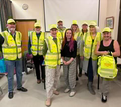 First Aid training for village emergency response volunteers