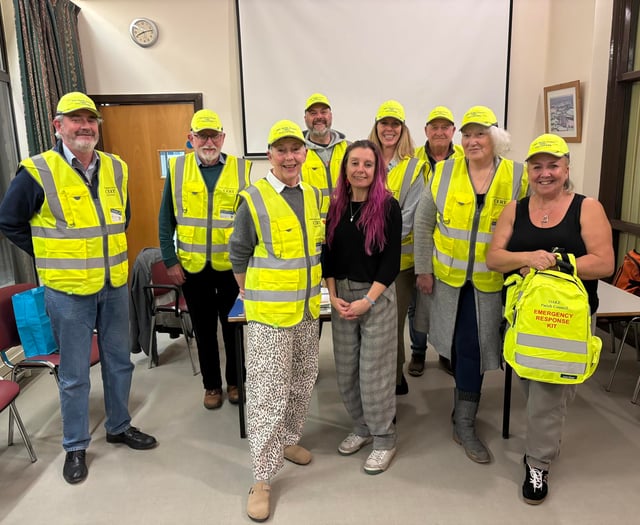 First Aid training for village emergency response volunteers