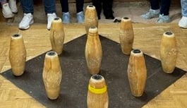 Six a side skittles being staged at football club 