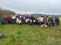 Mass rally against proposed development