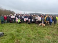 Mass rally against proposed development