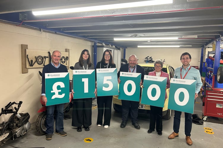 Persimmon Foundation has donated £15,000 to Young Somerset.