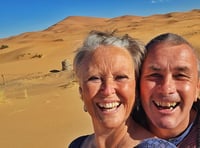 Couple celebrate ten year adventure on the road