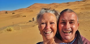 Couple celebrate ten year adventure on the road
