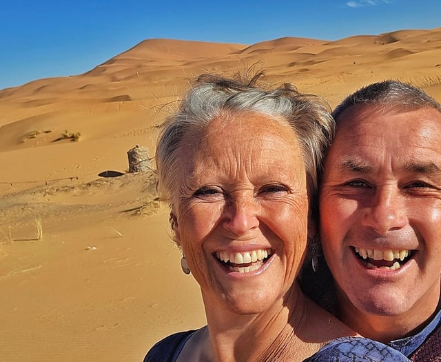 Couple celebrate ten year adventure on the road