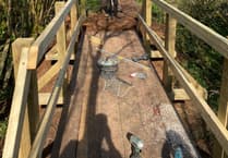 Footbridge built in a week to improve accessibility for Wellington Basins visitors