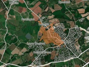 Power cut hits large swathe of town