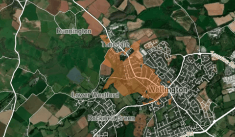 Power cut hits large swathe of town