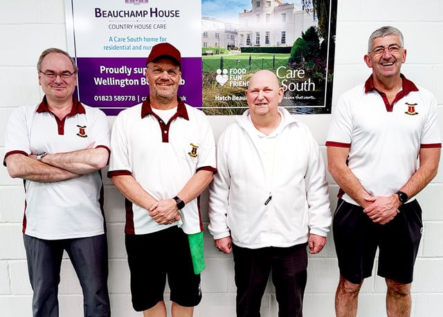 Bowlsheviks, left to right: David Harrison, Jay Merrell, Martin Porter and Phil Ellis