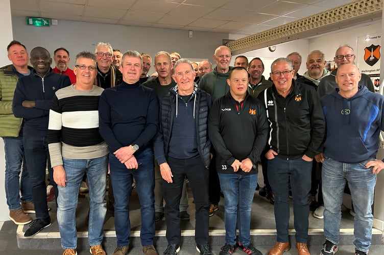 Former Wellington footballers who attended their reunion