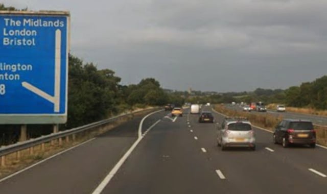 Witness appeal as two injured in motorway smash