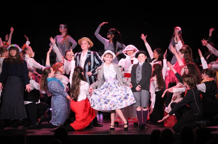 The opening night of Mary Poppins Jr. was a success