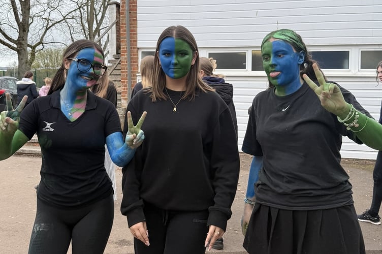 The students smashed their goal of raising £3,000