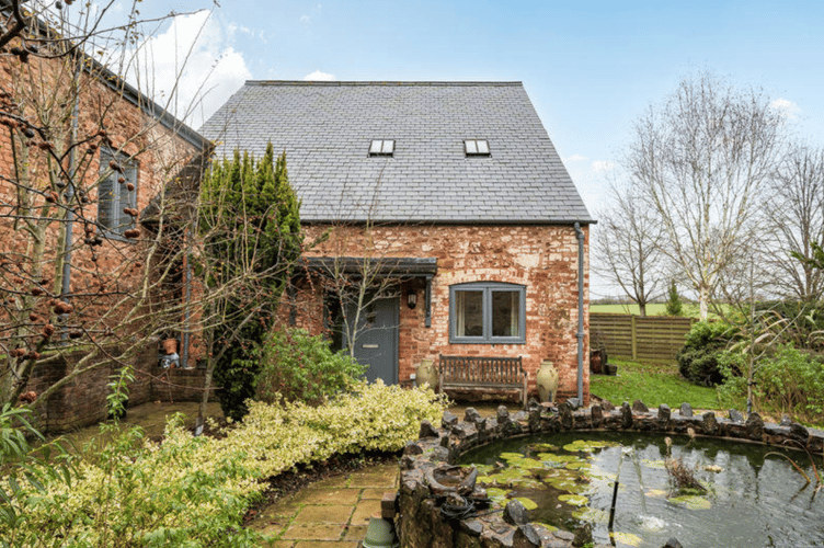 The property has stunning rural views over the Vale of Taunton Deane to the Quantocks (Picture: Wilkie May & Tuckwood)