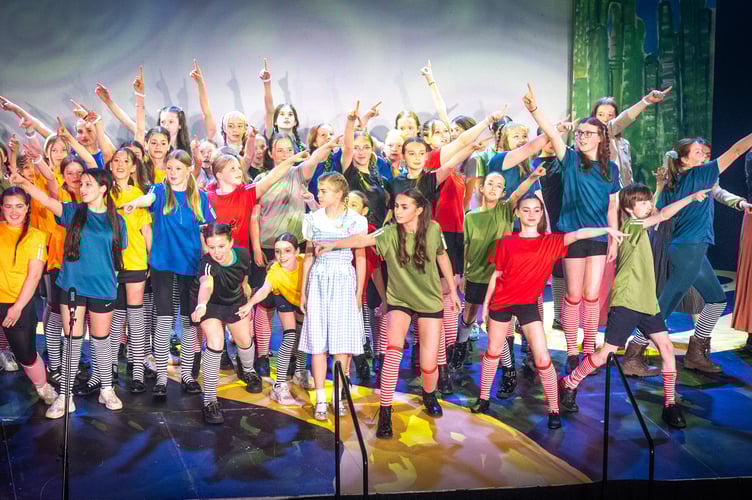 The production by Wellington School was very well received by the audience