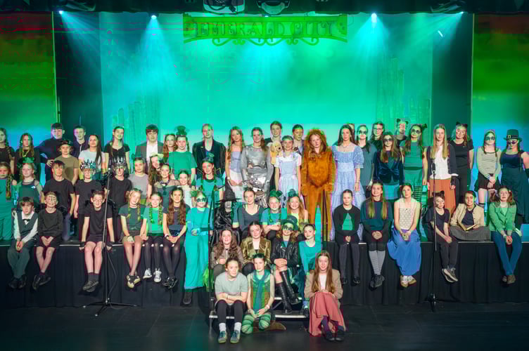 Pupils from Wellington School had a 'riotous week of fun and frolics in the Emerald City'