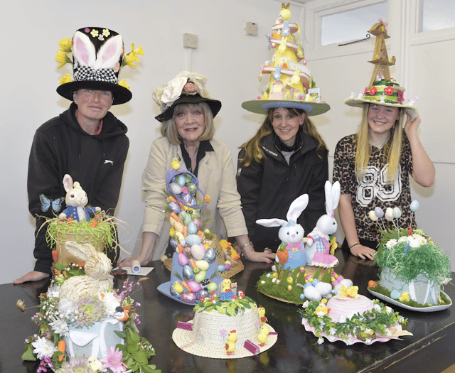 Film and TV star judges Easter bonnet contest