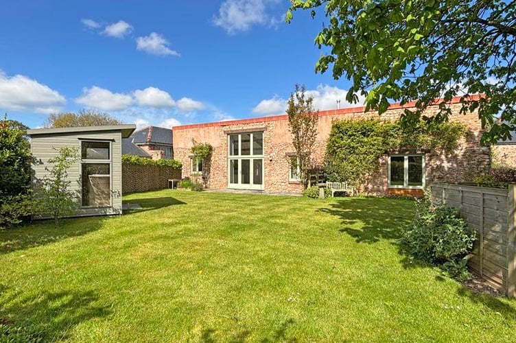 The detached bungalow is on the market for £450,000